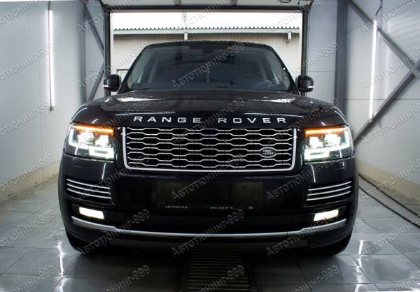 Фары на Range Rover дизайн 2023 года  