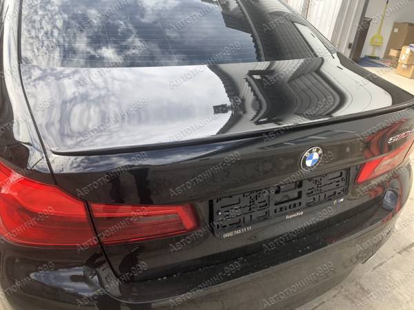 Спойлер M для BMW 5 series G30 черный