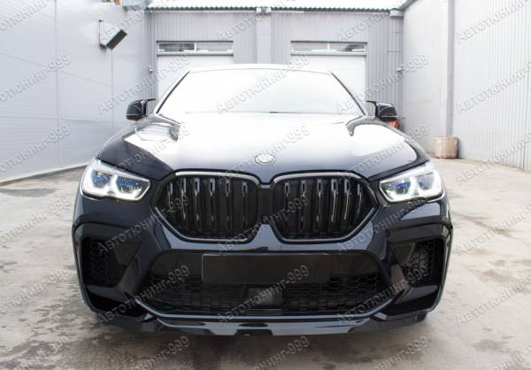 Крышки зеркал на BMW X6 (G 06) черные