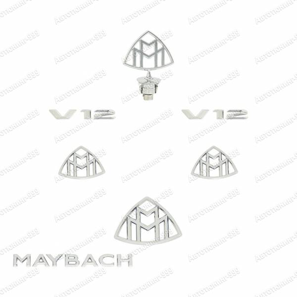 Комплект эмблем на Mercedes Maybach S-klass X222 2017-нв.